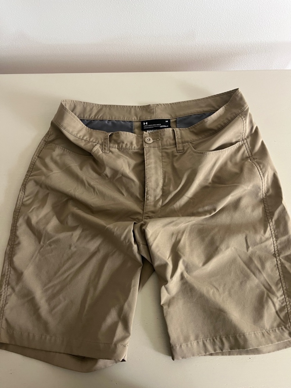 Under Armour Tan Stretch Chino Shorts